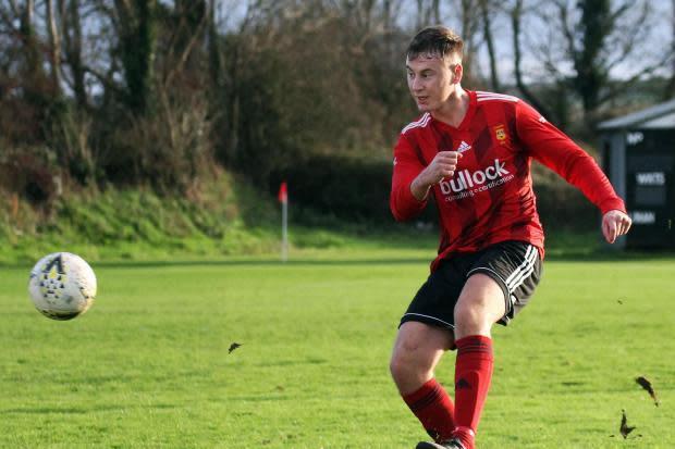 Adam Muskett - hat-trick for Carew